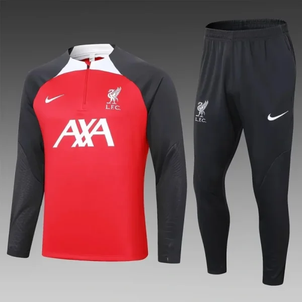 2024/2025 Liverpool Half-Pull Training Suit Red Football Shirt - Image 3