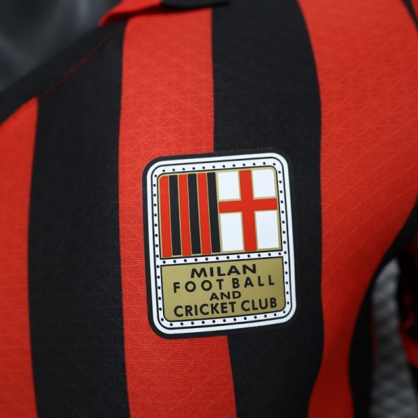 AC Milan 2024-25 Home Soccer Jersey Player Version - Image 4