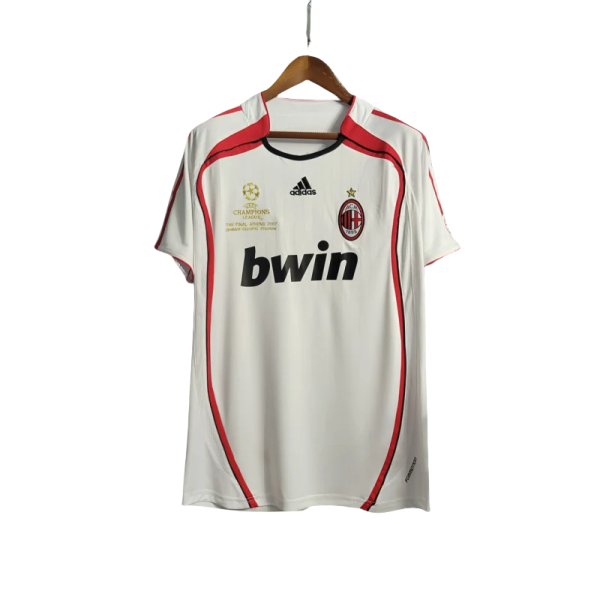2006-07 AC Milan Ronaldo #99 Kakà #22 Maldini #3 Pirlo #21 UCL Final Retro Jersey Away Replica - Image 2