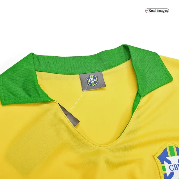 Brazil 1957 Retro Jersey Home - Image 3