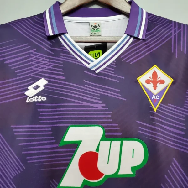 fiorentina 1992/93 retro jersey home