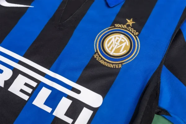 07 08 inter milan retro 100th anniversary home jersey