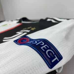 2019 20 cristiano ronaldo #7 juventus home retro player version soccer jersey with ucl patch long sleeve