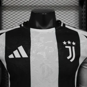 24 25 juventus home soccer jersey player version long sleeve