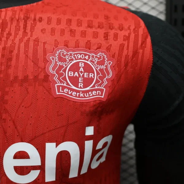 24 25 bayer 04 leverkusen home soccer jersey player version