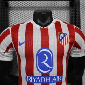 2025/26 atletico madrid home shirt soccer jersey player version