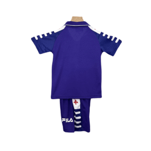 kids fiorentina 1998 99 retro soccer jersey home kits