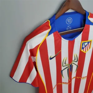 2004/05 atletico madrid retro jersey home