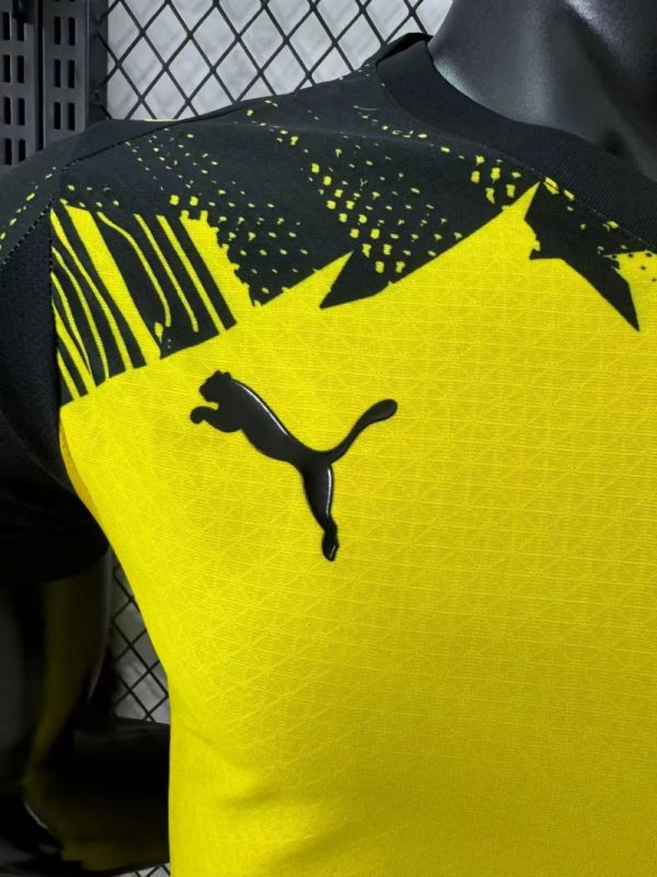 2025-26 Borussia Dortmund Home Soccer Jersey Player Version - Image 4