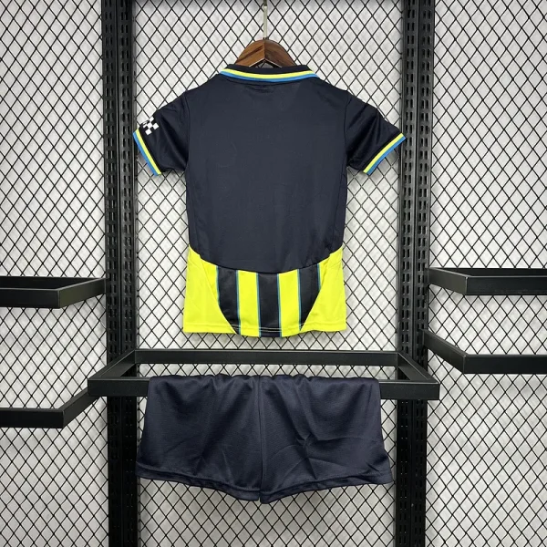 24-25 Manchester City Away Kids Kit Jersey+Shorts - Image 4
