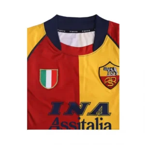 roma totti #10 retro 2001/02 jersey third away
