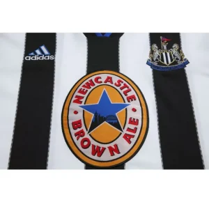 1999/00 newcastle retro long sleeve jersey home