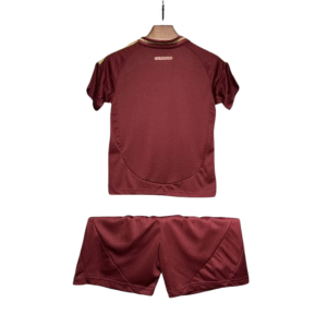 24 25 as roma home kids kit jersey+shorts