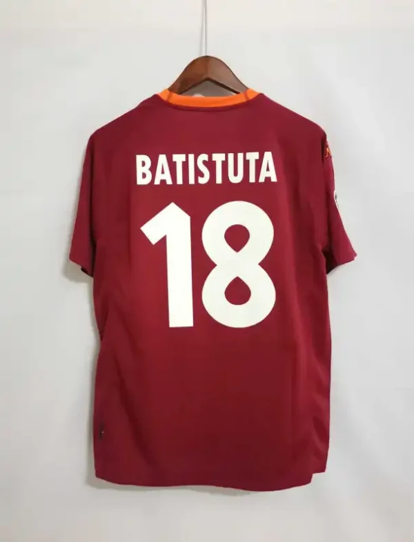 roma 2000/01 retro jersey home