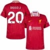 diogo jota 20 liverpool 2024/25 home jersey – red