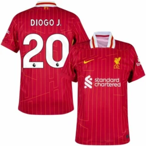 diogo jota 20 liverpool 2024/25 home jersey – red