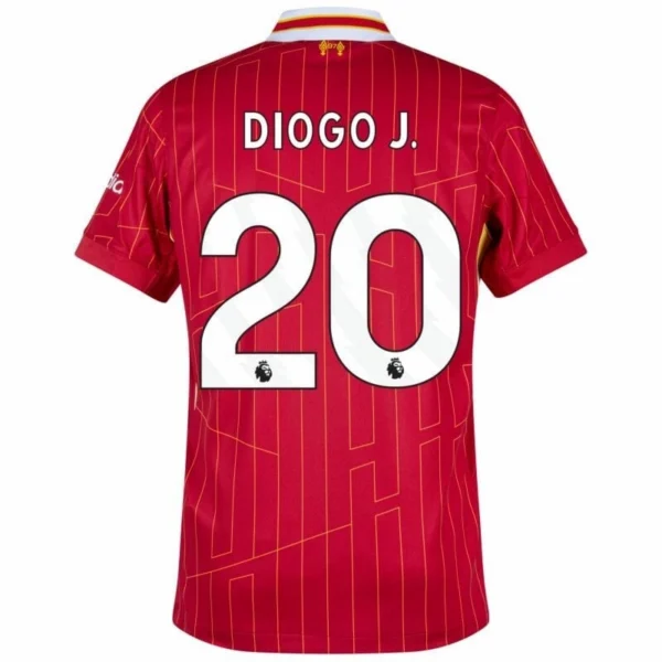 diogo jota 20 liverpool 2024/25 home jersey – red
