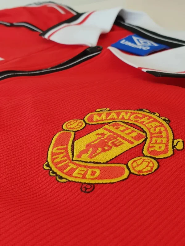 manchester united home retro jersey 1998 1999 2000