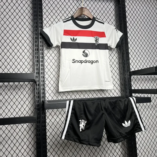 24-25 Manchester United Third Away Kids Jersey+Shorts - Image 5