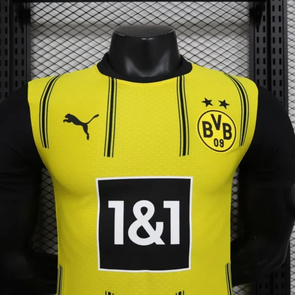 24 25 borussia dortmund home soccer jersey player version