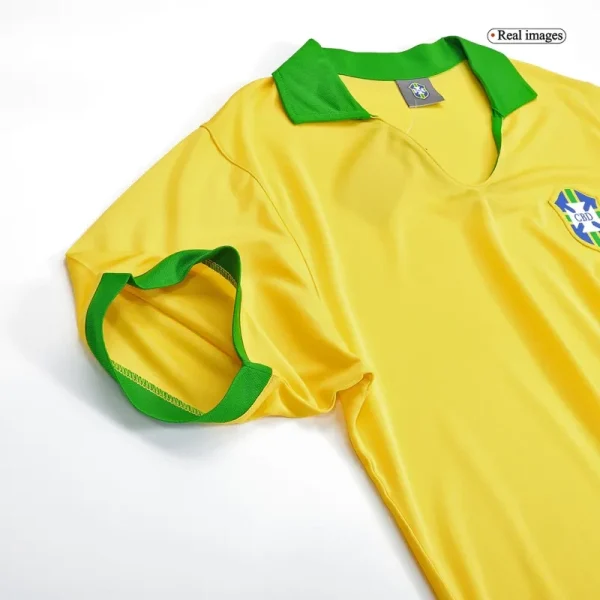 Brazil 1957 Retro Jersey Home - Image 6
