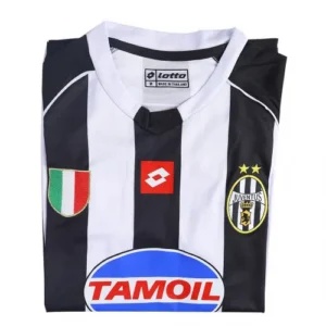 2002 03 juventus del piero #10 retro jersey home replica