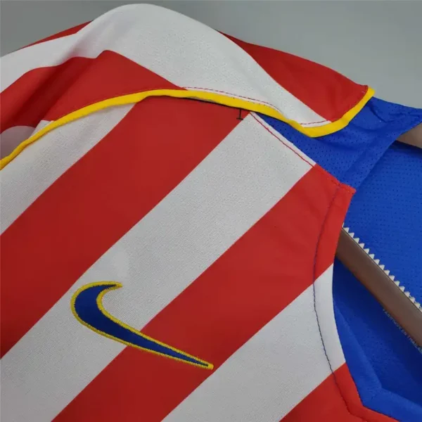 2004/05 atletico madrid retro jersey home