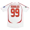 2006/07 AC Milan Ronaldo #99 Kakà #22 Maldini #3 Pirlo #21 UCL Final Retro Jersey Away Replica