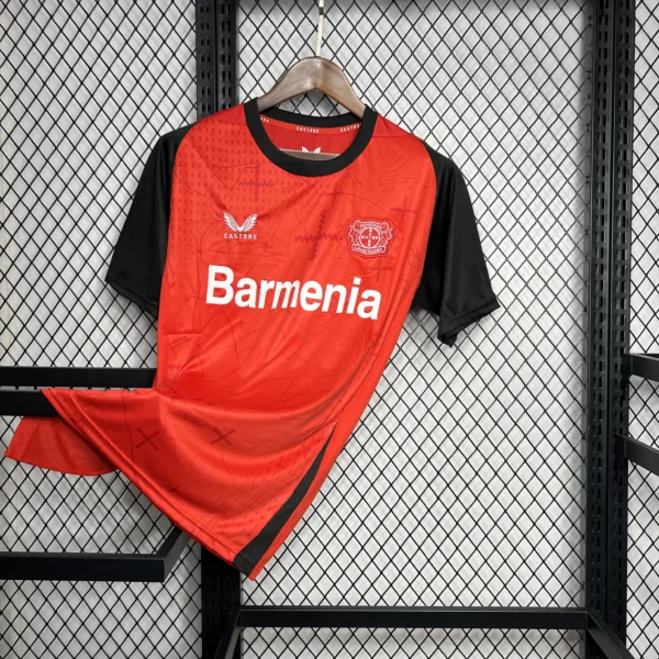 24 25 bayer 04 leverkusen home soccer jersey