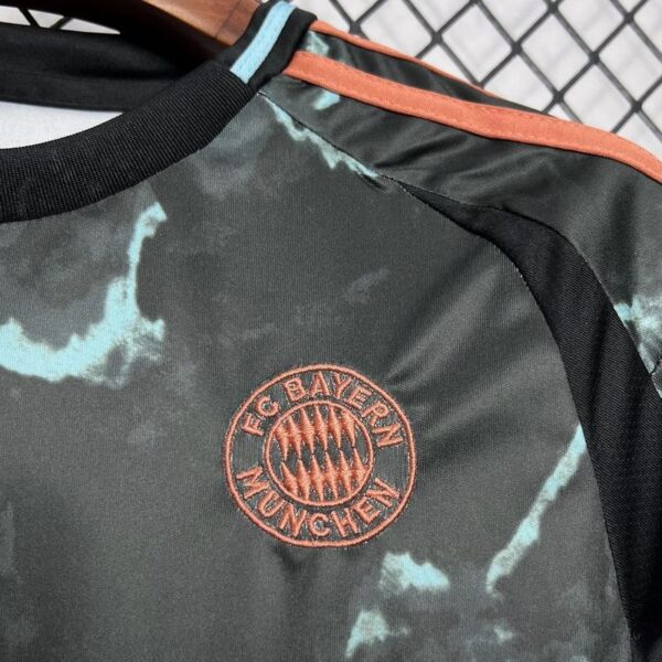 24 25 bayern munich away kids soccer jerseys