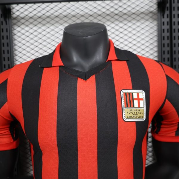 AC Milan 2024-25 Home Soccer Jersey Player Version - Image 3