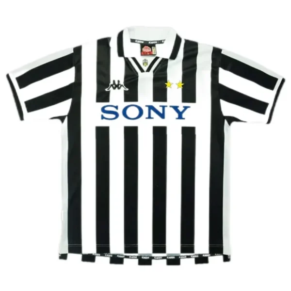 1996 97 juventus del piero #10 zidane #21 retro jersey home replica