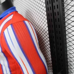 24 25 atletico madrid home long sleeve kit player version shirt