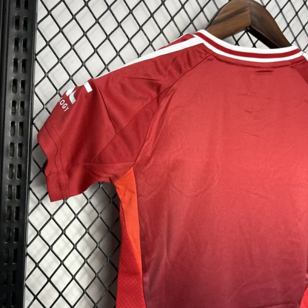 2024/25 Kids Manchester United Home Kit(Jersey+Shorts) - Image 7