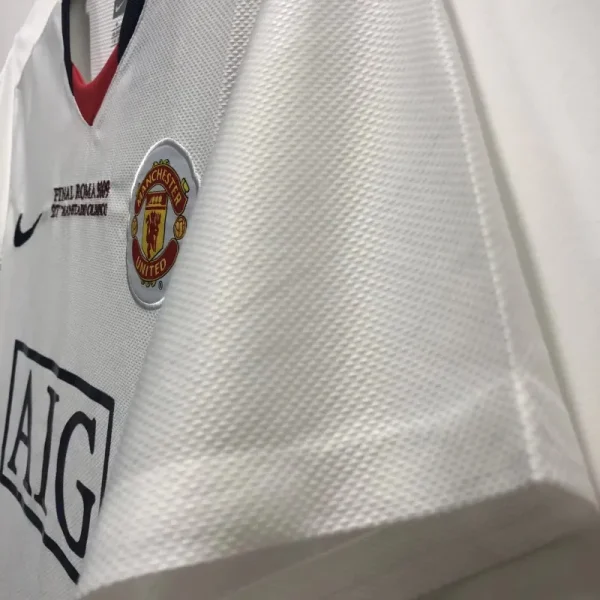 2008/09 Manchester United Retro Jersey Home UCL Final - Image 9