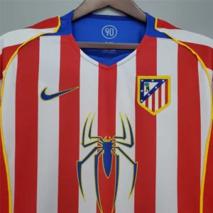2004/05 atletico madrid retro jersey home
