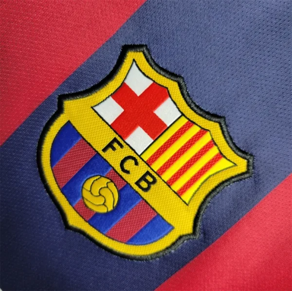 Barcelona Messi #10 Neymar Jr #11 Retro Jersey Home 2014-15 - Image 5