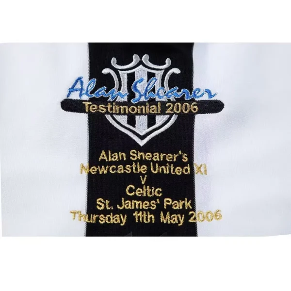 2006 newcastle retro jersey 'alan shearer's testimonial' home