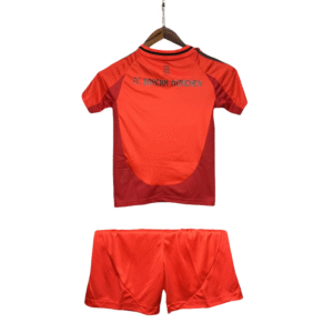 24 25 bayern munich home soccer kids kit jersey+shorts