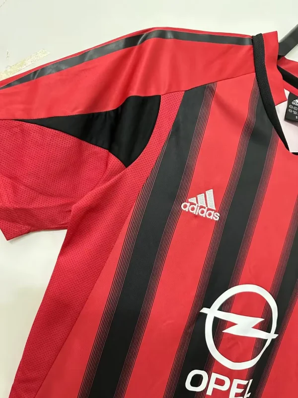 2004/05 AC Milan Retro Jersey Home - Image 8
