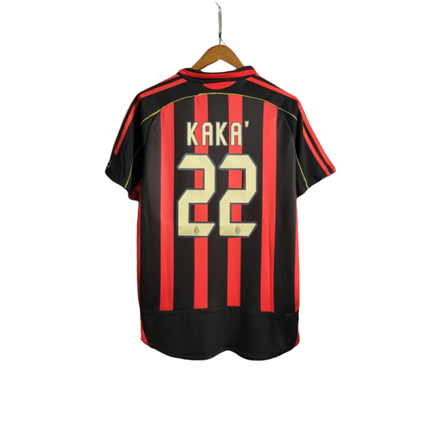 2006-07 AC Milan Ronaldo #99 Maldini #3 Kakà #22 Retro Jersey Home Replica