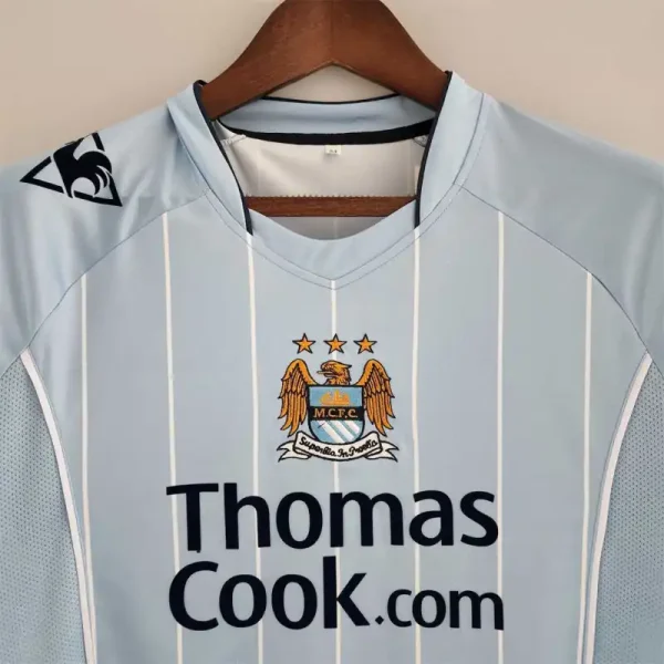Manchester City Retro Home Jersey 2007/08 - Image 5