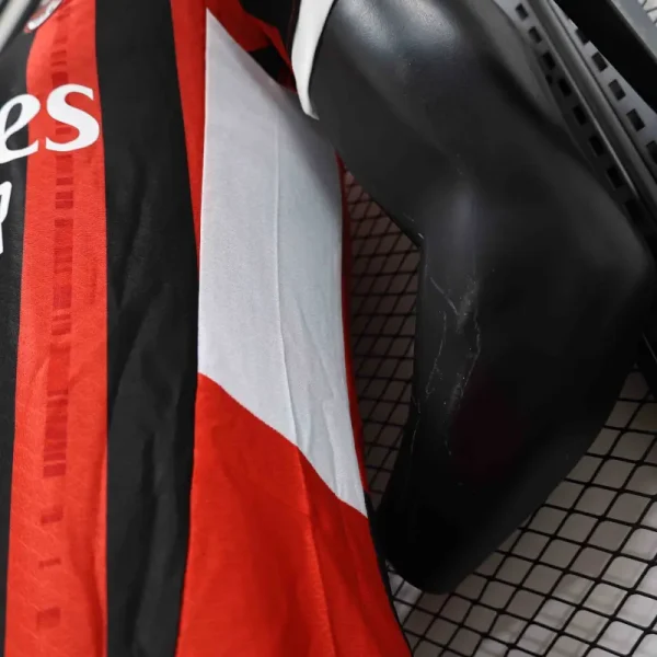 24-25 AC Milan Home Soccer Jersey Player Version - Image 7