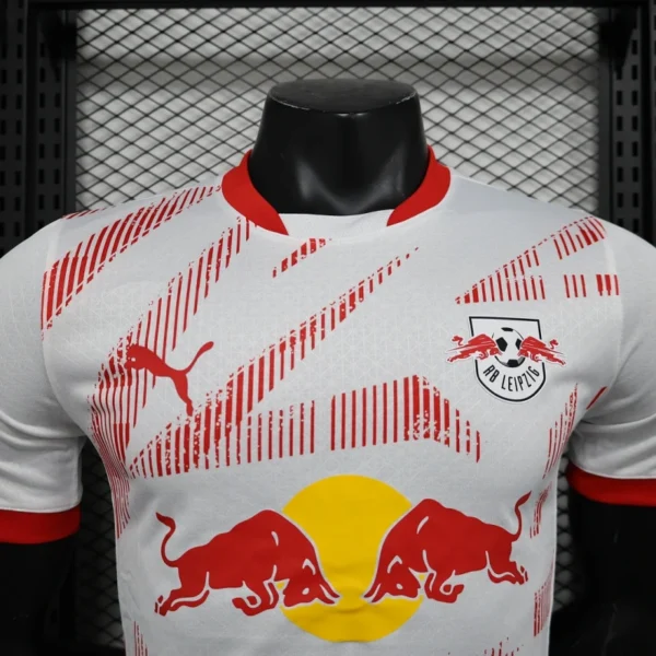2024/2025 player version rb leipzig home football shirt