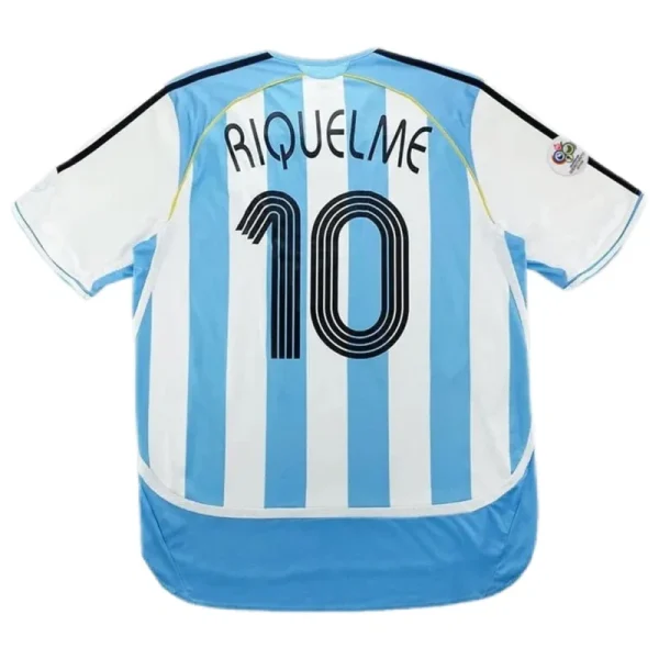 Argentina Retro Jersey Home World Cup 2006 - Image 3