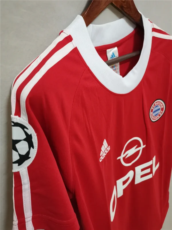01 02 bayern munich retro jersey home ucl