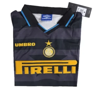 1997/98 inter milan retro jersey europa league away