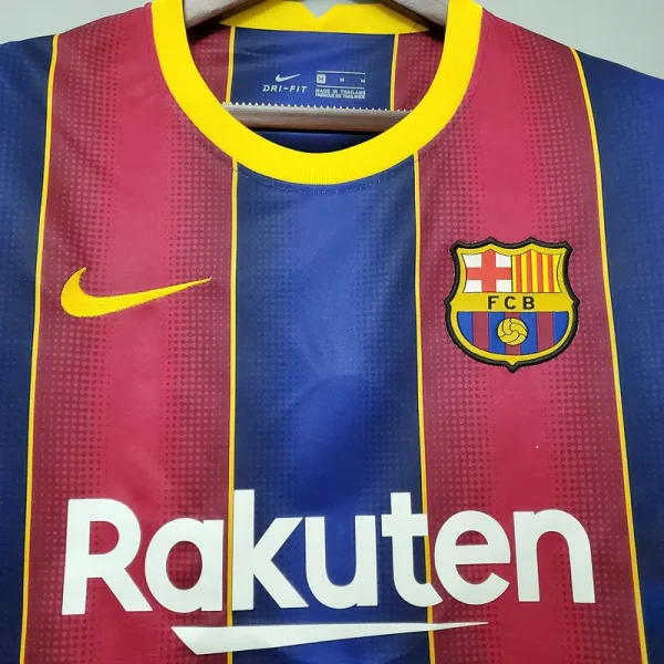 2020-21 Barcelona Home Soccer Jersey - Image 3
