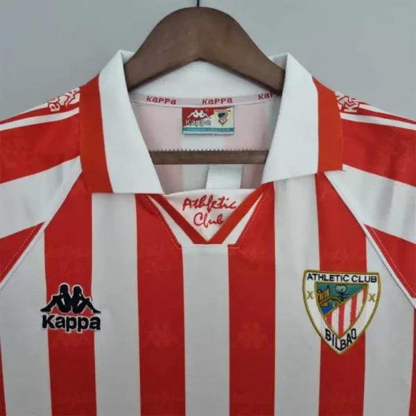 1995/97 athletic club de bilbao retro jersey home