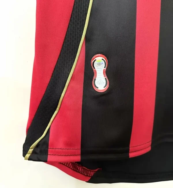 2006/07 AC Milan Ronaldo #99 Maldini #3 Kakà #22 Retro Jersey Home Replica - Image 7
